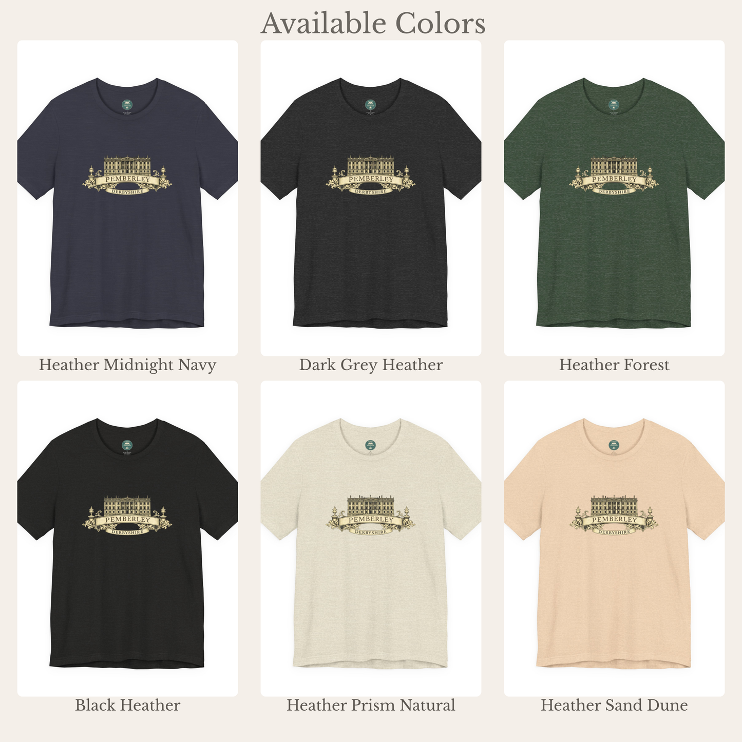 Pemberley Tee | Pride & Prejudice Shirt