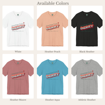 Greetings from Derry Tee | Constant Reader Shirt