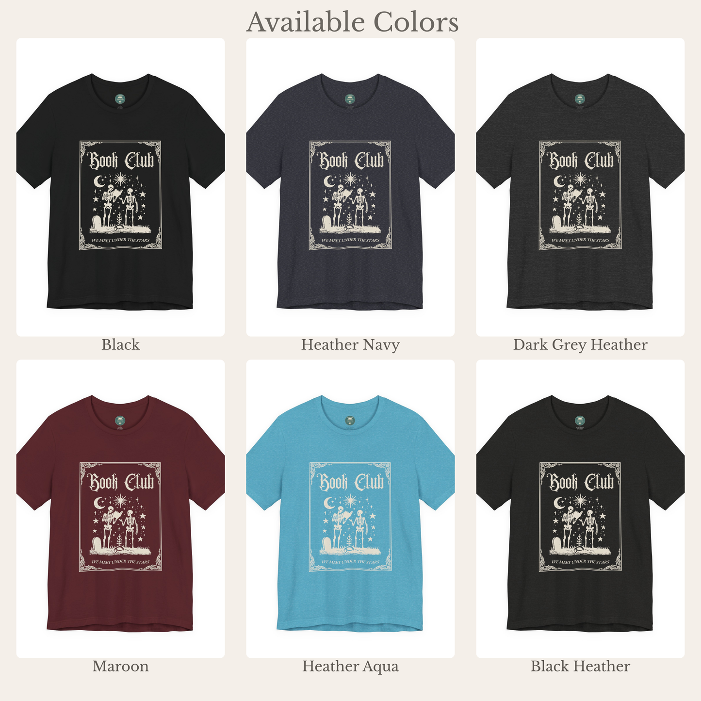 Moonlit Reading Tee | Book Lover Shirt