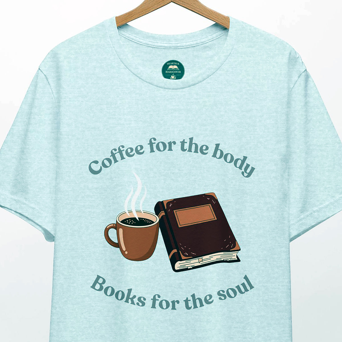 Books & Coffee Tee | Literary Lifestyle Shirt