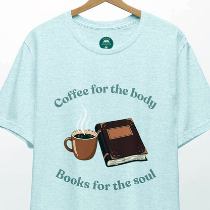 Books & Coffee Tee | Literary Lifestyle Shirt