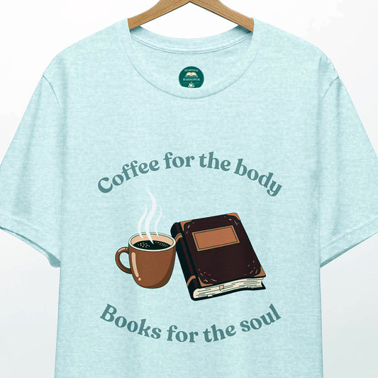 Books & Coffee Tee | Literary Lifestyle Shirt