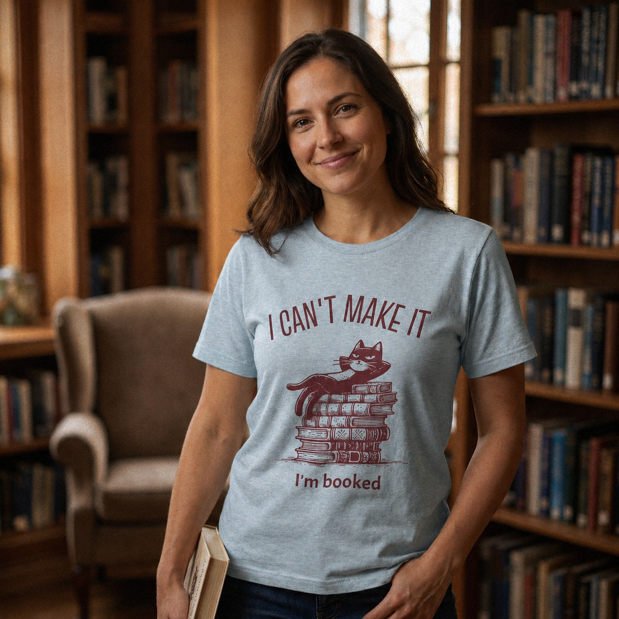 I’m Booked Tee | Book Lover Shirt