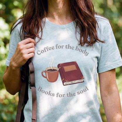 Books & Coffee Tee | Literary Lifestyle Shirt
