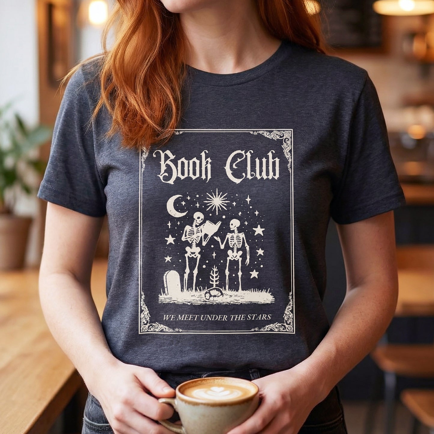 Moonlit Reading Tee | Book Lover Shirt
