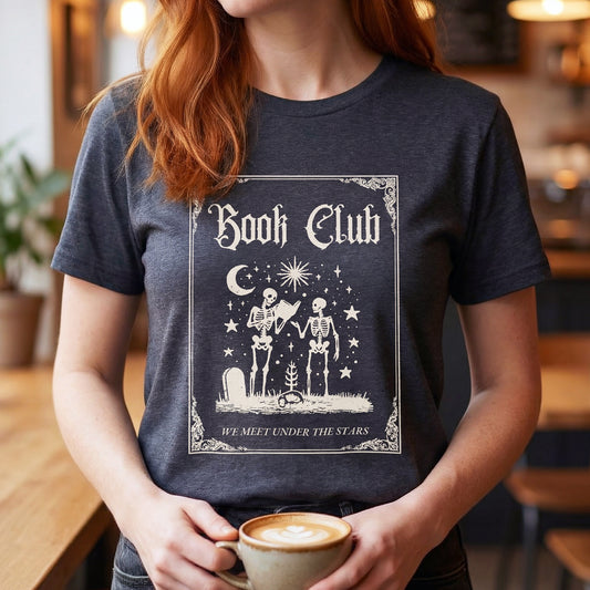 Moonlit Reading Tee | Book Lover Shirt