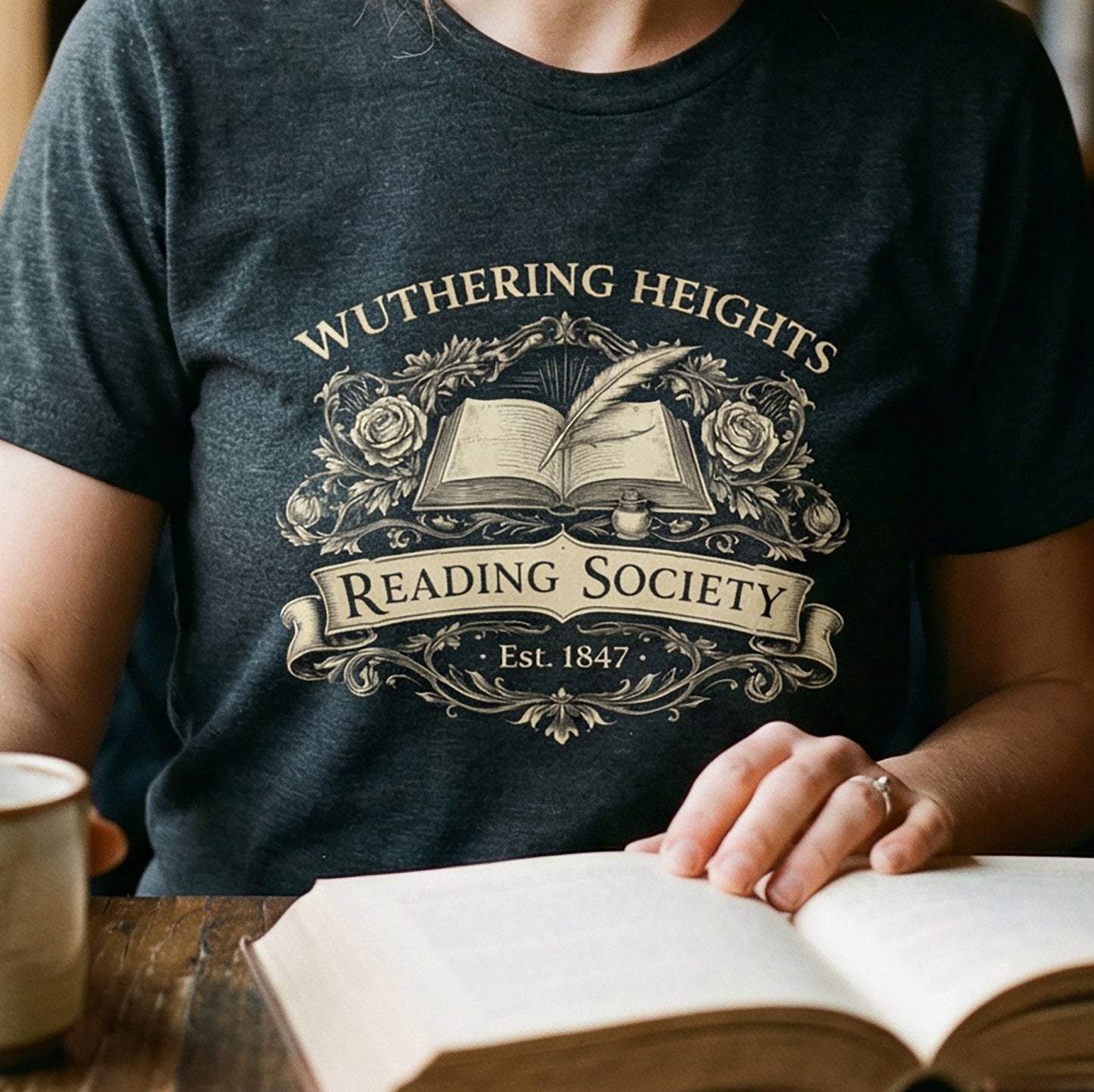 Wuthering Heights Society Tee | Classic Literature Shirt