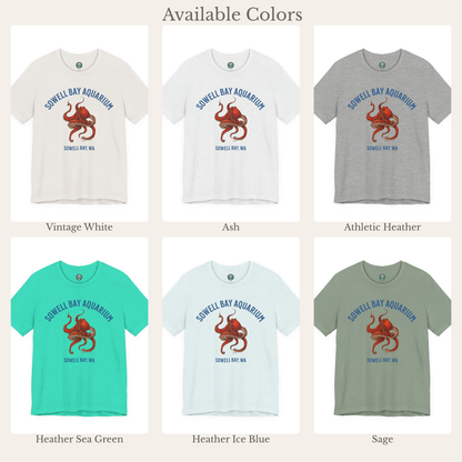 Sowell Bay Aquarium Octopus Tee