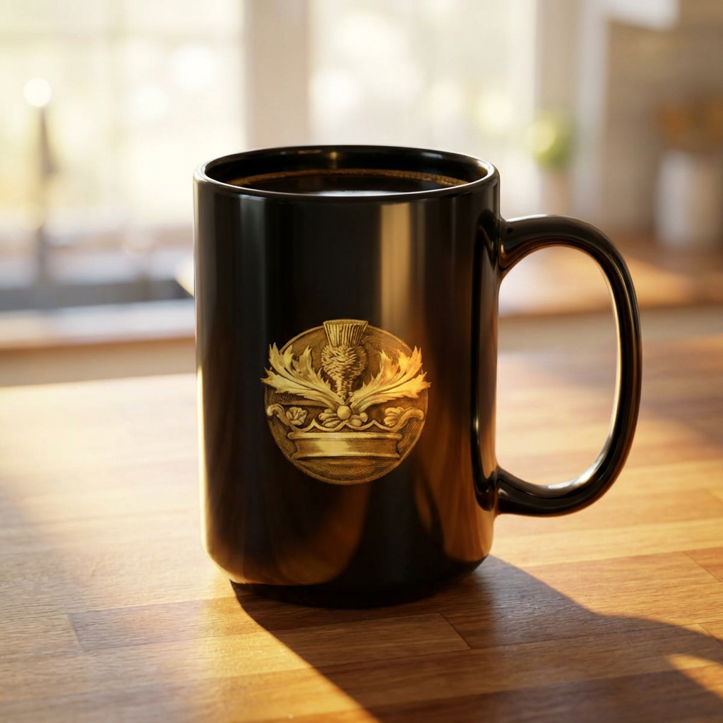 Scottish Thistle Crest | Outlander Mug