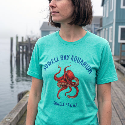 Sowell Bay Aquarium Octopus Tee